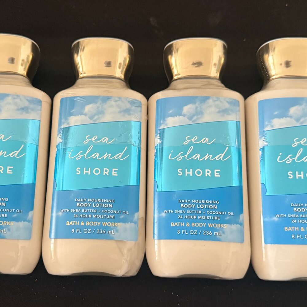 Bundle Deal - Bath and Body Works Sea Island Shore Body Lotion 8 oz